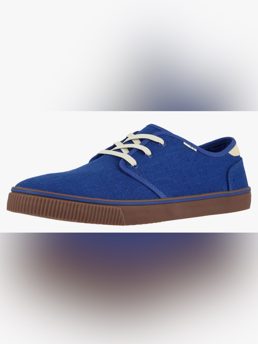 Toms Carlo Indigo Blue Heritage Canvas shoes